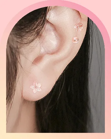 Plastic Earrings,KMEOSCH Drop Dangle Butterfly Earrings on Plastic Hooks for Sensitive Ears - clear plastic earrings plastic post stud earrings lucky clover