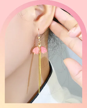 Plastic Earrings,KMEOSCH Drop Dangle Butterfly Earrings on Plastic Hooks for Sensitive Ears - fashion dangle earrings on plastic hooks for sensitive ears