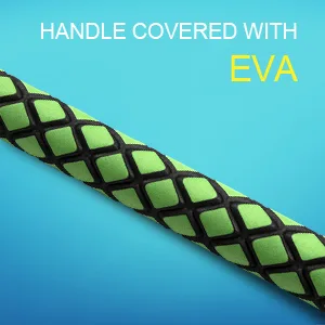 Obcursco 75 ft Wakeboard Rope, 4 Section Dyneema Watersport Rope with EVA Handle for Wakeboard, Water Ski and Kneeboard Green and Black - Obcursco