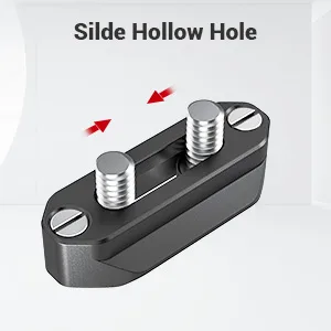 SMALLRIG Quick Release Safety Rail 4cm 1.57 Inches Long with 1/4'' Screws - 1409 4 cm - product information 4