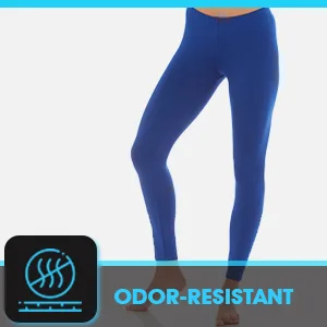 Bodtek Womens Thermal Underwear Pants Premium Long Johns Fleece Lined Base Layer Bottom Black Medium - Odor - Resistant