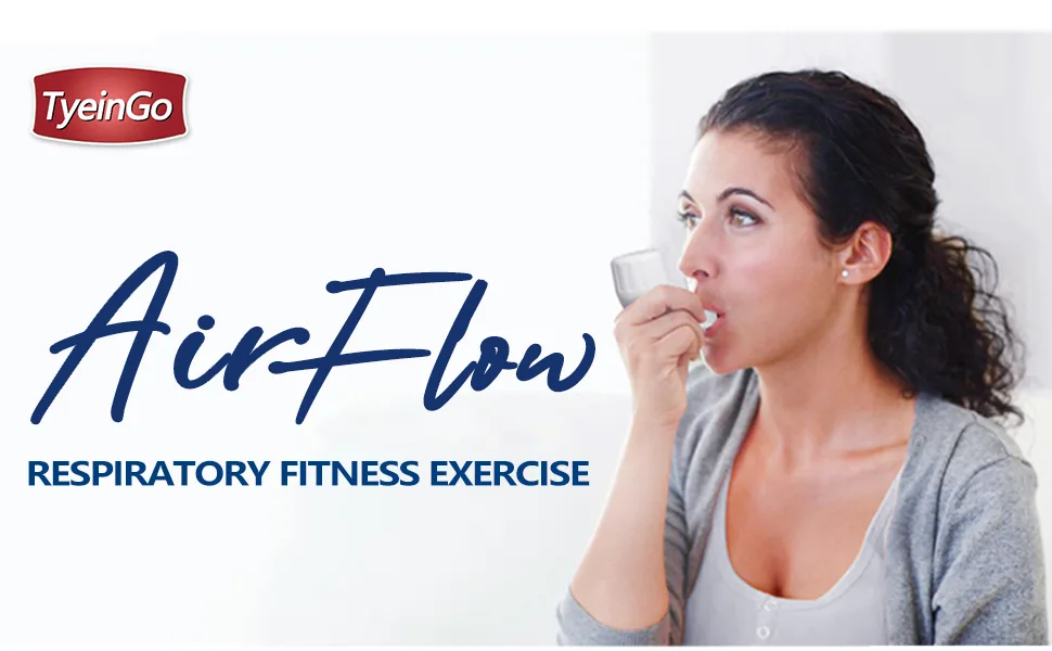 Breathing Exercise Device for Lungs, Natural Mucus Clearance and Lung Expansion Device, Improve Breathing and Health - airphysio