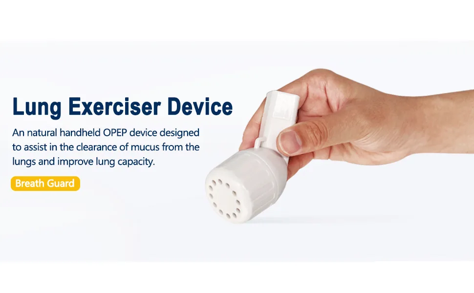 Mucus Clearance and Lung Expansion Device, Better Breathing Sport, Breathing Exercise Device for Lungs, Lung Exerciser - breathing exercise device for lungs