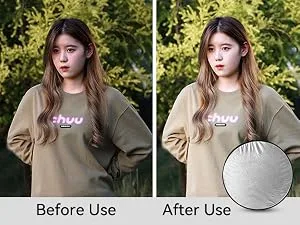 SmallRig 32" (80cm) Photography Reflector 5-in-1 Collapsible Circular Light Reflector, Translucent, Silver, Gold, White and Black, with Carrying Bag - 4128 32inch/80cm - 4128