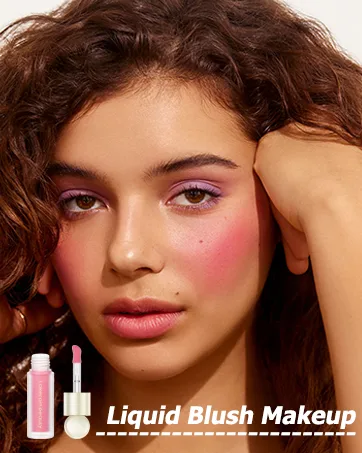 Liquid Blush, Soft Cream Blush Makeup, Lightweight & Natural Matte Appearance, Long Lasting All Day, Velvet Texture, Smooth and Delicate, for Cheeks Eyes Lips (#02-Lucky) - Brand Agthyuve Makeup