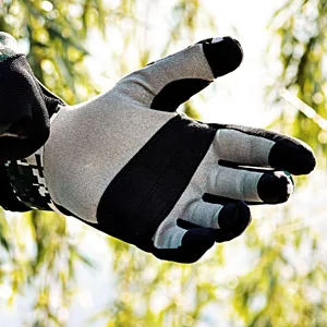 TILOS 1.5mm Tropical-X Mesh Gloves Digital Green Large - Reinforced Palm