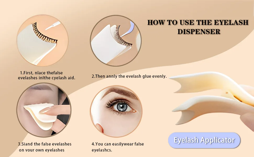 4 in 1 Eyelash Application Tool Kit Eyelash Curler Eyelash Separator Tool Eyelash Comb Partial Eyelash Curler Eyelash Perfection Set for Female Girls - product information 3