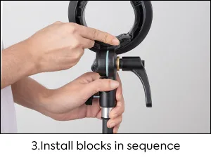 Godox S2 Speedlite S-Type Bracket Updated Version Bowens Mount for Godox V1 AD200Pro, AD200, AD300Pro, AD400Pro, V860II TT685 TT600 TT350 Series, Flexible Tilt Control, Large Handle - speedlite mount