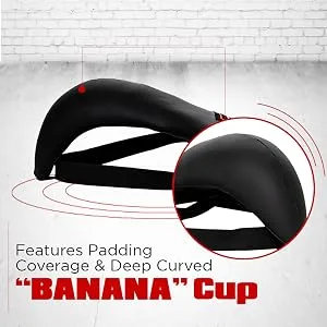Pro Impact Boxing MMA Training Muay Thai Groin Abdominal Protector - Comfortable Ultimate Protection for Contact Sports - Perfect for Gym & Workout Use Red Red X-Large - product information 3