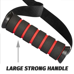 HPYGN Exercise Handle, Replacement Fitness Equipment for Pilates, Yoga, Strength Trainer, Pull Down Home Gym Red, Grey, Blue Working Out Handle 1-Red Handle - resistance bands handle