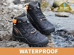 XPETI Mens Crest Thermo Winter Hiking Boots Waterproof Insulated 11 Black - lightweight boots