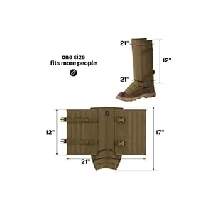Gonex Snake Gaiters, Waterproof Snake Guards, Snake Bite Protection for Lower Legs, Snake Proof Gaiters Fit for Men & Women, Adjustable Size - product information 15