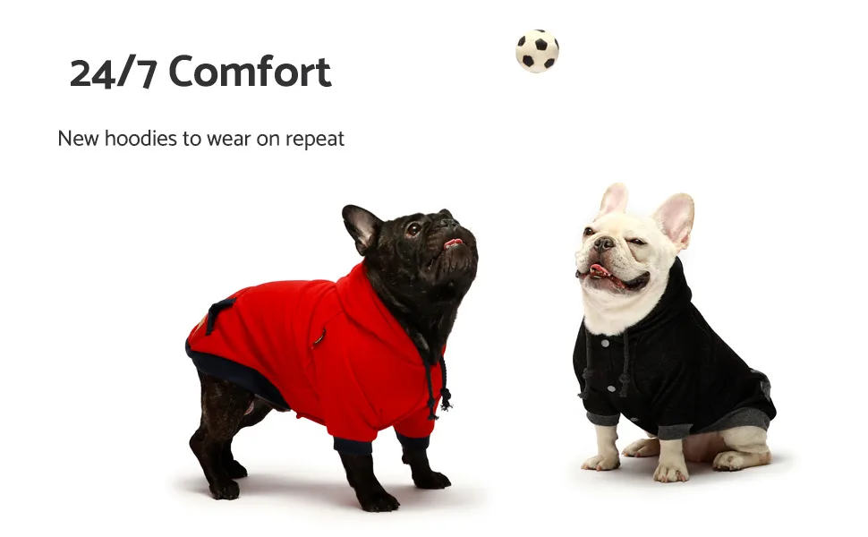 Fitwarm Plain Pet Clothes Dog Hoodies Puppy Pullover Cat Hooded Shirts Sweatshirts Black Large L Black - dog hoodie sweatshirts pullover for boy dogs chichuahua pitbull french bulldog black blue winter