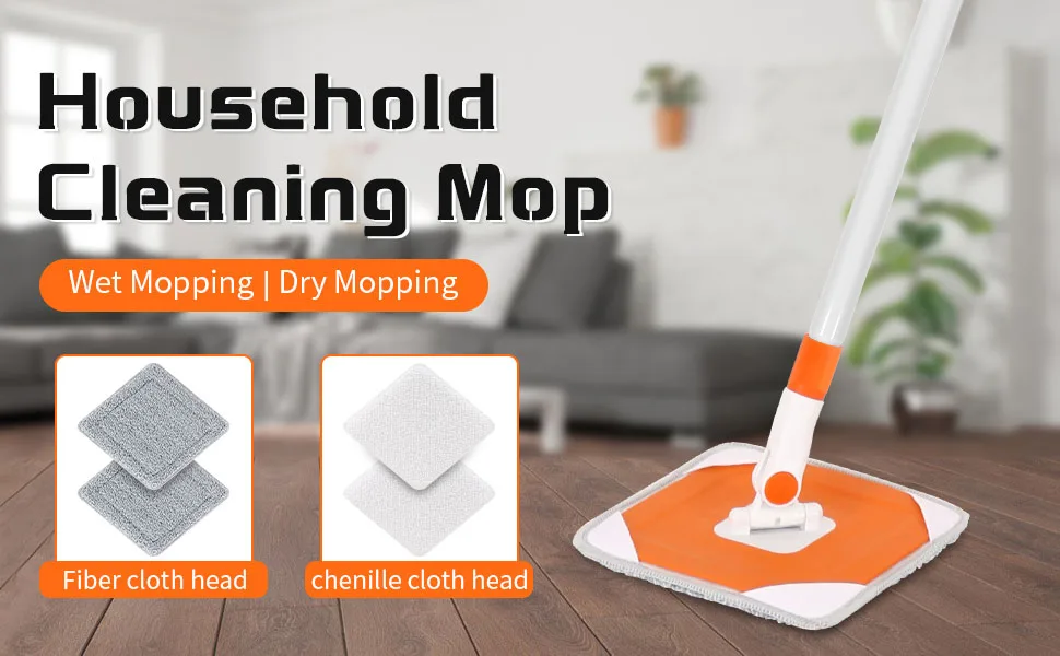 Wall Mop Wall Cleaner with Long Handle.Microfiber Dust Mop.Baseboard Cleaning Tool with Extension Pole.4 Washable Reusable Cleaning Pads.Quickly Clean Walls, Baseboards and Ceilings. 54in - wall mop