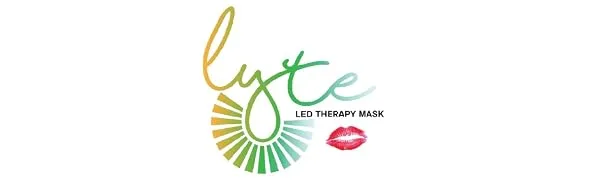 Lyte TRI Color LED Light Therapy Mask Skin Red Blue Amber LED w/Lipstick Powerbank (Lyte Mask) - lyte