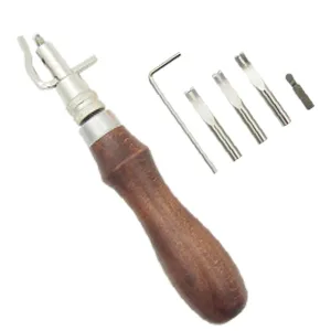 PLANTIONAL Leather Working Tools for Beginners: Professional Leather Craft Kit with Waxed Thread Groover Awl Stitching Punch for Leathercraft Adults Gifts - product information 11