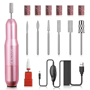 Morovan Acrylic Nail Kit with Drill - Acrylic Nail Powder Professional Nail Kit with Primer Acrylic Nail Brush for Acrylic Nails - ACRYLIC NAIL KIT WITH DRILL