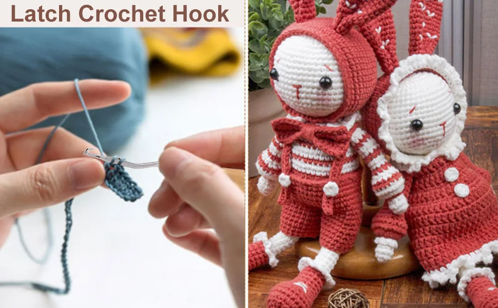 Crochet Latch Hook, Latch Hook Crochet Needle Latch Hook Dreadlocks Tool Wooden Handle Latch Hook Crochet Needle Hooks - Latch Hook Crochet