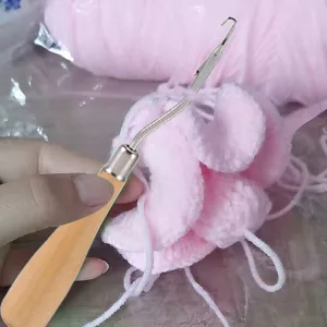 Crochet Latch Hook, Latch Hook Crochet Needle Latch Hook Dreadlocks Tool Wooden Handle Latch Hook Crochet Needle Hooks - Latch Hook Crochet