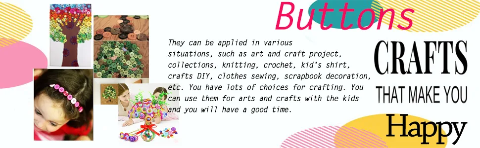 Greentime 600-700 PCS Mixed Color Assorted Sizes Round Resin Buttons for Crafts Sewing DIY Manual Button Painting DIY Handmade Ornament Buttons Rainbow - 33333