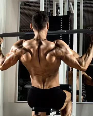 39.37" LAT Pull Down Bar, Detachable, Rubber Wrapped LAT Bar Attachment for Cable Machine, Exercises Tricep Back Muscles 38IN - LAT Bar