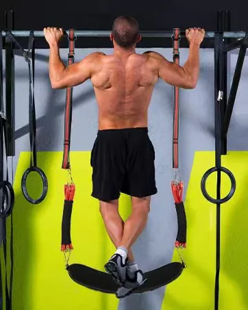 39.37" LAT Pull Down Bar, Detachable, Rubber Wrapped LAT Bar Attachment for Cable Machine, Exercises Tricep Back Muscles 38IN - Pull Up Assistance Bands