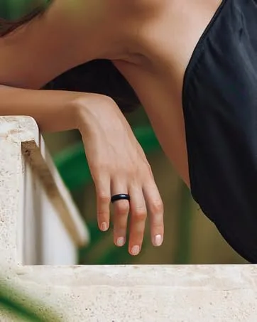 ThunderFit Super Thin Stackable Silicone Rings Wedding Bands - 16 Rings / 12 Rings / 8 Rings / 4 Rings / 1 Ring - 3mm Width - 1.5mm Thickness Black 4.5 - 5 (15.7mm) - fashion black silicone ring black dress