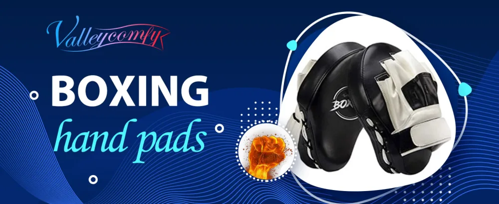 Valleycomfy Boxing Curved Focus Punching Mitts- Leatherette Training Hand Pads Black - Boxing pads