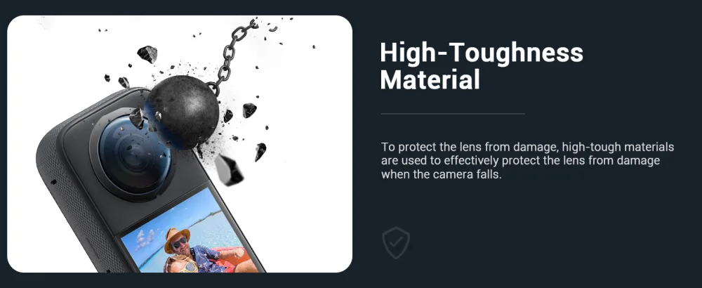 CYNOVA Insta 360 X3 Sticky Lens Guard Screen Tempered Film Set, Screen Protector for Insta360 X3 Accessories LCD Tempered Glass 9H Hardness - insta360 x3