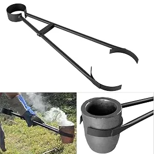 26" ProCast Foundry Crucible Flask Tongs for Holding Graphite Crucibles for Melting Casting Refining Gold Silver Copper - product information 3