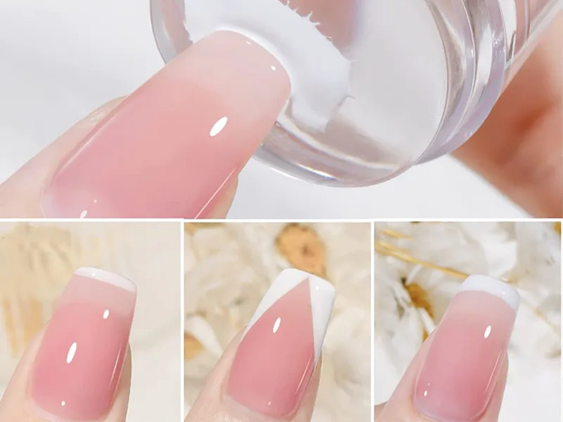 Biutee Clear Jelly Nail Art Stamper Set Dual head 12 Pcs Set Silicone Heads 3 Scraper Manicure Nail Art Tool 12 Piece Set - product information 16