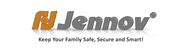 Jennov 3MP/2K Light Bulb Security Camera Wireless Outdoor, 2.4GHz Light Socket Security Camera, 360 Indoor WiFi Home Lightbulb Surveillance Camera Motion Detection, Color Night Vision, Two Way Talk - Jennov logo