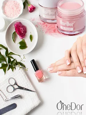 OneDor Nail Dip Dipping Powder  CLEAR Powders Pro Collection System, 1 Oz. (Clear) - onedor