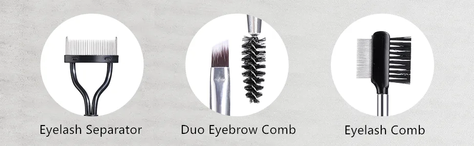 Eyelash Grooming Brush Eyelash Separator Mascara Applicator Eyebrow Comb Brush for Making Up Supplies(5 Pieces) - product information 26