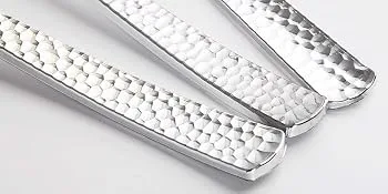 Supernal 180 pieces Silver Plastic Silverware,Disposable Plastic Silverware,Party Plastic Flatware,Perfect Plastic Silver Cutlery for Birthday,Party,Wedding - 180 pieces Silver Plastic Silverware