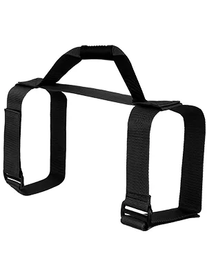 Dawitrly Dive Tank Carrier, Heavy Duty Webbing Scuba Air Tank Band Adjustable Cylinder Holder Carrying Strap with Comfort Handle Black - Scuba Tanks strap