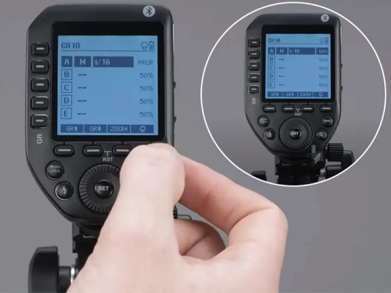 Godox XProII-S i-TTL 2.4G Wireless High Speed Sync 1/8000s Flash Trigger Transmitter,11 Customizable,5 Group Button,4 Function Buttons Offer Convenient Manipulation - Godox New individual modelling lamp control