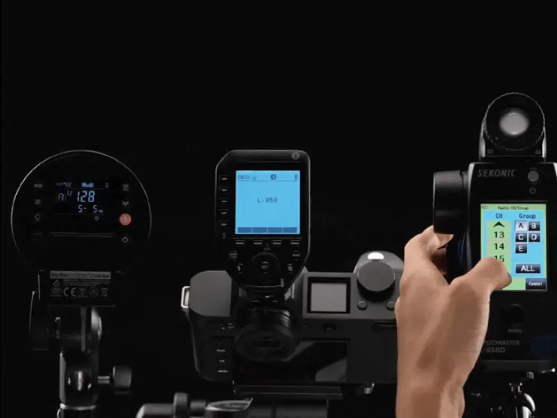 Godox XProII-S i-TTL 2.4G Wireless High Speed Sync 1/8000s Flash Trigger Transmitter,11 Customizable,5 Group Button,4 Function Buttons Offer Convenient Manipulation - New Sekonic L-858 integration