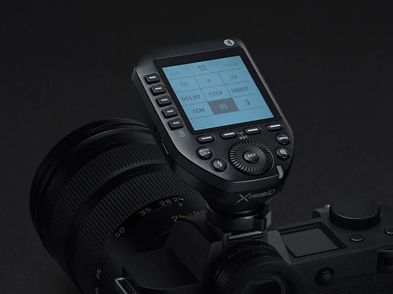 Godox XProII-S i-TTL 2.4G Wireless High Speed Sync 1/8000s Flash Trigger Transmitter,11 Customizable,5 Group Button,4 Function Buttons Offer Convenient Manipulation - Single Contact Triggering