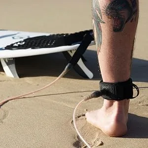 Creatures of Leisure Reliance Pro Shortboard Leash Black Lime 6'0" - Leash
