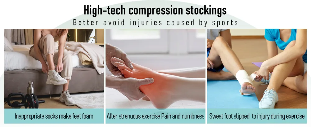 yeuG Copper Compression Socks for Men & Women Circulation- Arch Ankle Support for Athletic Running Medical Cycling A05-gray Ankle -5 Pairs Small-Medium - compression socks