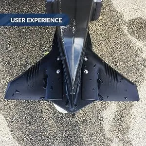 Five Oceans Hydrofoil, Hydrofoil for Outboard Motor, Hydro-Stabilizer for Outboards and Stern Drive, Up to 200HP, Black - FO1882 - Hydro-Stabilizer Stingray Style Hydrofoil, For Outboards from 50HP to 200HP