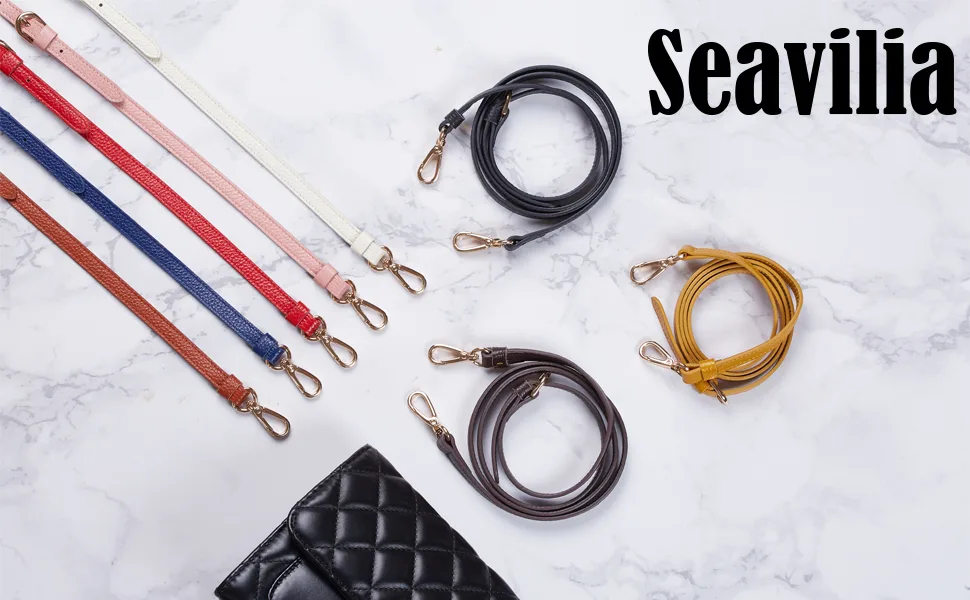 Purse Strap Purse Straps Replacement Crossbody Replacement Straps for Handbags Genuine Leather Black & Gold Hardware - Purse Strap Purse Straps Replacement Crossbody Replacement Straps for Handbags Genuine Leather