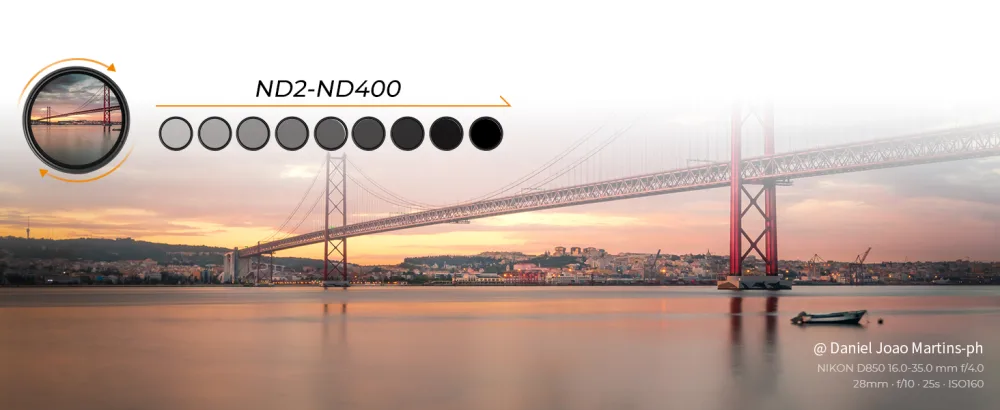 K&F Concept 82mm Variable ND2-400 (1-9 Stops) ND Lens Filter + TPU Filter Cap Adjustable Neutral Density Filter with 18 Multi-Coated- K Series - product information 4