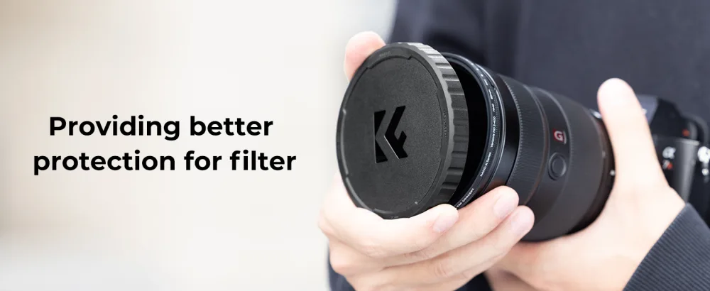 K&F Concept 82mm Variable ND2-400 (1-9 Stops) ND Lens Filter + TPU Filter Cap Adjustable Neutral Density Filter with 18 Multi-Coated- K Series - product information 6