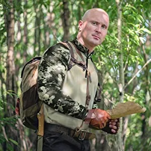 Rodeel Men's Running Hiking Shirts 1/4 Zip UPF 50+ Sun Protection Long Sleeve Shirt Khaki Small - product information 2