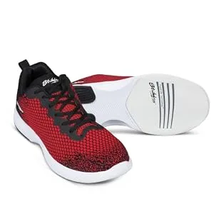 KR Strikeforce Aviator Grey Wide Men's Bowling Shoe with FlexSlide Technology 12 Wide - KR Strikeforce aviator red men