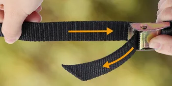 Ayaport Campsite Storage Strap 25FT Camping Lanyard Tent Hanging Organizer with 20 Loops 12 Hooks Must Have Tent Gear Camp Kitchen Accessories - hammock tree strap