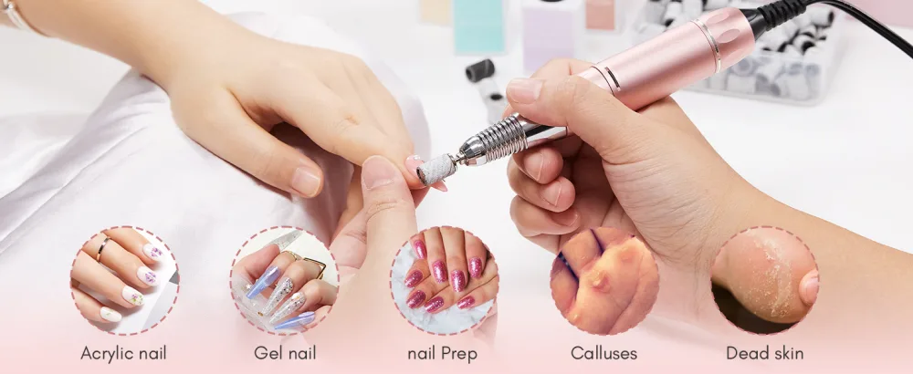 Makartt Sanding Bands for Nail Drill, 100 Pcs Nail File Sanding Bands for Drill Bits #180 Medium Grits for Acrylic Nails Gel Removing and Shaping, Upgrade Thicker Durable Sanding Drill Bit, White 100PCS-#180 grits - product information 22