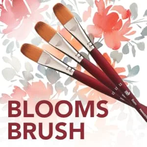 Princeton Velvetouch Filbert Brush, Long Handle, Size 10 - Professional Artist Brushes for Mixed Media, Acrylic, Oil - Blooms Brush